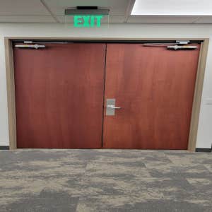 Staining Exterior Doors by Rudy's Painting