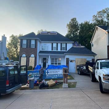 Constructors 911 Eureka 2023 #1 Install New roof safely repaired because hail damage.