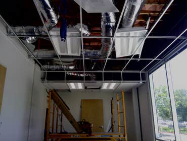 Recent commercial ceiling projects