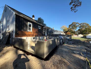 NORTHFIELD NJ FOUNDATION Excavation, Footing, Foundation Wall, Damp Proofing, Grading.