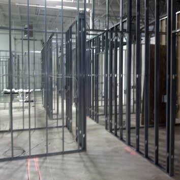 walls going up