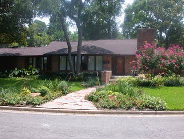 Photos by Architectural Response, PLLC #2 Addition and renovation to a classic mid-century traditional ranch home in Oak Cliff. New front walkway, porc