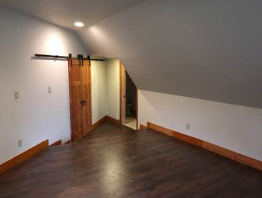 Master Bedroom Remodeling Master Bedroom extension- New Laminate floor-Painted and new Barn Doors