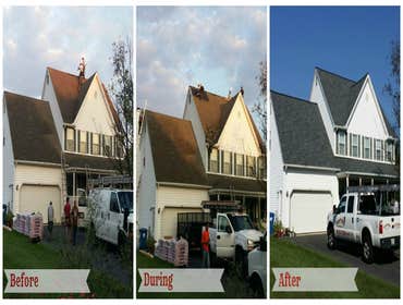 Photos from Home Pro Roofing Before/After