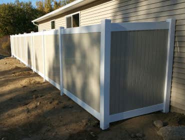 6' Two Toned Privacy Vinyl