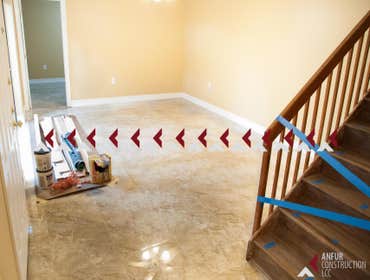 Living room renovation