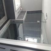 custom glass and tile shower