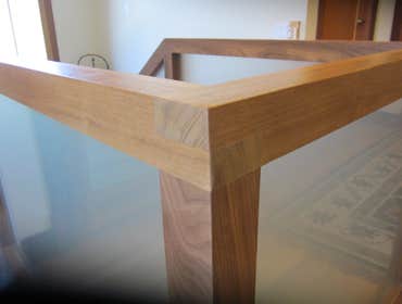 walnut guardrail