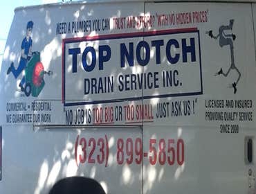 Top Notch Drain Services INC Project 1 Topnotchdrainservices.com no job is too big or too small.