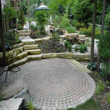 Project photos from Kilgore's Brick pavers and stone Patios.Firepits. Fireplaces.Driveways, Pool Decks and more.Free estimates.
