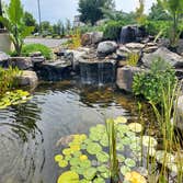 Pond and waterfall construction