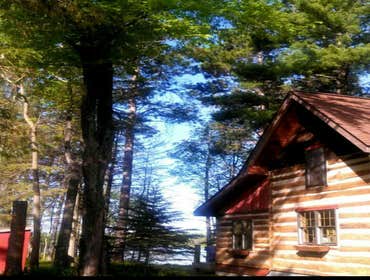 Hand Hewn Log Home