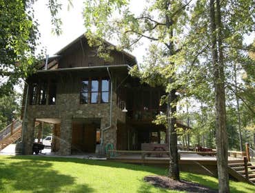 Lake house on Lake Sam Rayburn