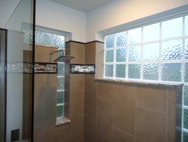 Project photos from Cadillac Tile Company L L C Here we have a good example of before[left side] and after photos, This is just a very small sample of 
