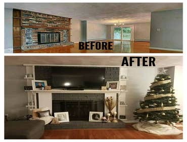 Desmarais Street Remodel For the Desmarais Street renovation, we decided to knock down a wall and really open up the kitchen/dining space. We demo'd th