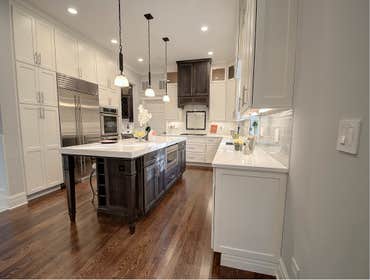 60" custom cabinetry