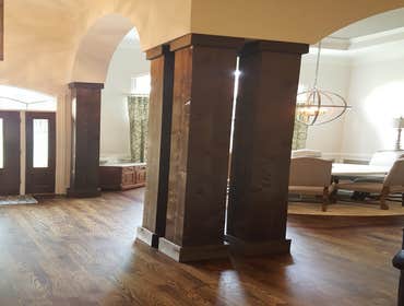 Large remodel project at a home in the Concord Hunt subdivision