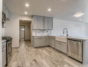 Kitchen & flooring including remove load bearing wall