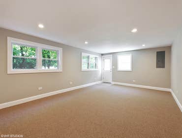 Mid-century Basement After