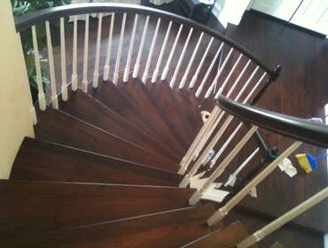 flooring and stair