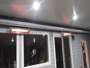 Two heaters 20 amps each.