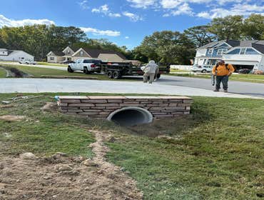 Culvert head wall we did in Smithfield nc. Thank you so much everyone for support us Good afternoon, here are the photos of a project we did in Fuquay 