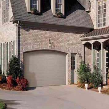 Residential garage door 16x7 standard garage door. Remove and haul away old door. furnish and install new unit.