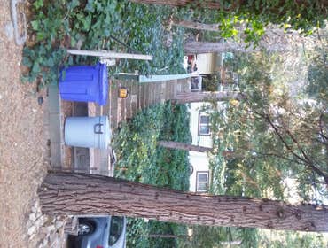 Lynde, C Deck and staircase. Small roof over rear door. Remove existing block stairs.