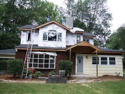 FLOOR ADDITION INTERIOR OF SECOND FLOOR ADDITION IN LINCOLN PARK NJ COMPLETED. MASTER BEDROOM, GUEST BEDROOM, TWO BATHROOMS, AND LARGE WALK IN CLOSET