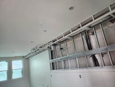 Photos by Nikel Drywall Corp #1 Remover cielos acusticos y cambiar la insolacion ,