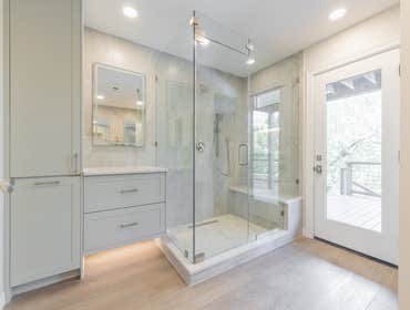 Blue grass bathroom Bathroom remodel, powder bath remodel, hall bath remodel