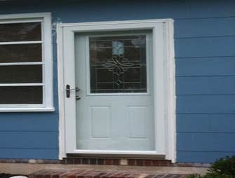 Felice Enterprises Llc Project Chain link fence install, Storm door install, shed siding, sidewalk poured, vinyl floor laid.