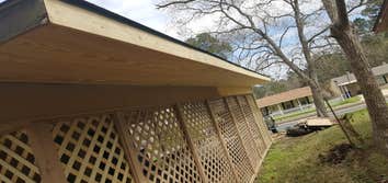 Back side of Carport
