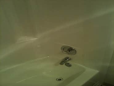 Tub and Shower Enclosure Reglaze Before and Afters This owner thought this tub was going to need replaced and was worried because they were on a budget