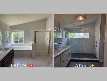 Photos by Linear Star Construction LLC #7 Shower Remodel