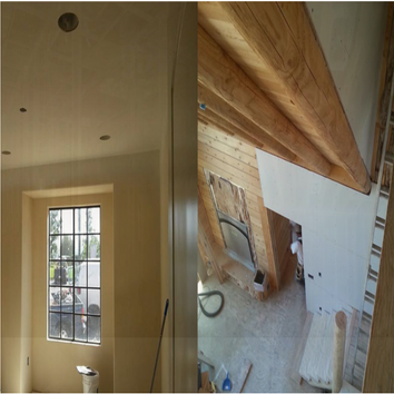 Los Vallecitos san marcos demo frame t-bar repair and drywall work