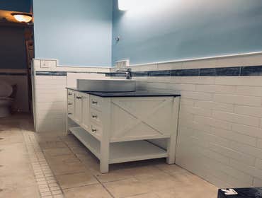 Photos by Superb #6 The customer wanted to inspire the fresh look to her bathroom. Our professionals unveiled new design view to get maximum outcome ca