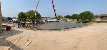 Photos by DGI Construction #2 Concrete finish labor for 4000 sqft pad