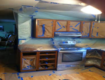Artistic Solutions LLC Project 1 Just an example of our 3 day cabinet makeover!!!