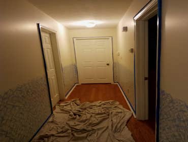 Photos by A-earlybirds #7 Interior design.. Redesign the hallway with a different color of paint, replacing the hallway lights as well..