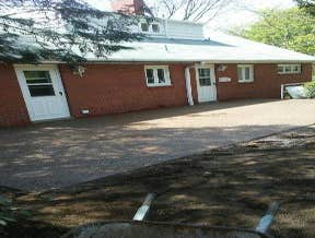 Exposed aggregate patio