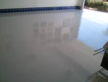Epoxy garage Floor