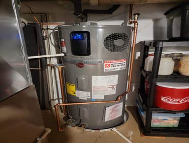 Water heater installation