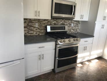 New white Shaker Cabinets. New white Shaker Cabinets.