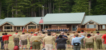 the DINING HALL @ Camp Parsons New dining hall for the Boy Scouts at Camp Parsons. Provides capacity for 600 scouts, scouters, and visitors