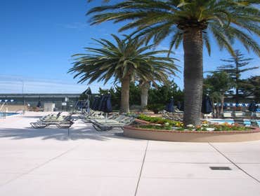 Los Gatos California, Los Gatos Swim and Racquet Club Remodeled landscape and deckingThe pool decks were original and in need of replacements along wi