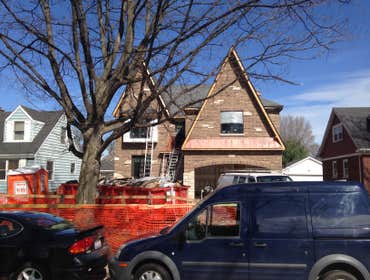 Elmhurst IL Owens Corning Duration shingles Estate Gray
Copper roofs, copper w valleys, copper roof to wall flashing's
New seamless gutters, oversiz