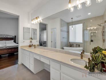 Photos by Remodel Masters #1 Guest + Master bathroom complete remodel