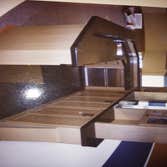 In home bar top & floor.