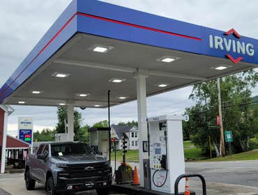 Photos by Heath Electric #1 Gas Station light replacement